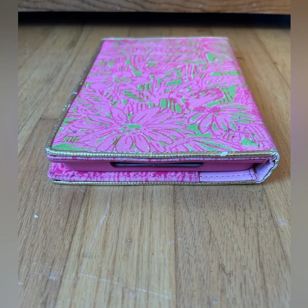 Lilly Pulitzer Pink and Green Floral Nook Case